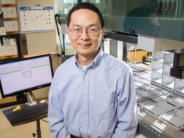 Huimin Zhao, a professor of chemical and biomolecular engineering and of chemistry, will lead the new Molecule Maker Lab Institute at Illinois.